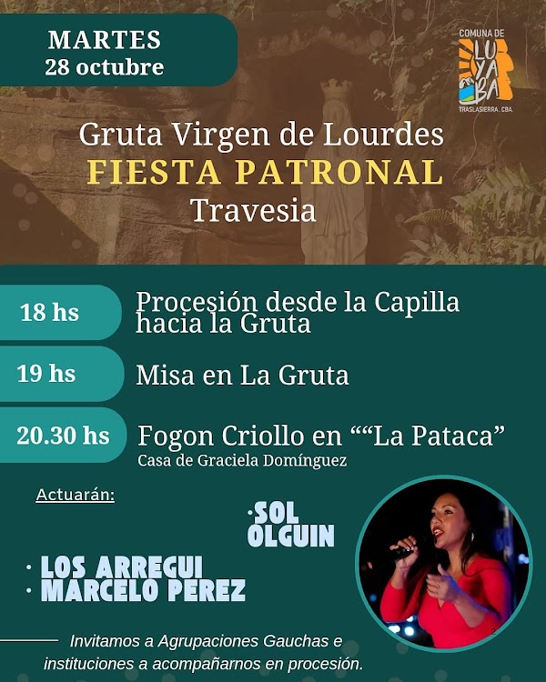 Fiesta Patronal Gruta Virgen de Lourdes