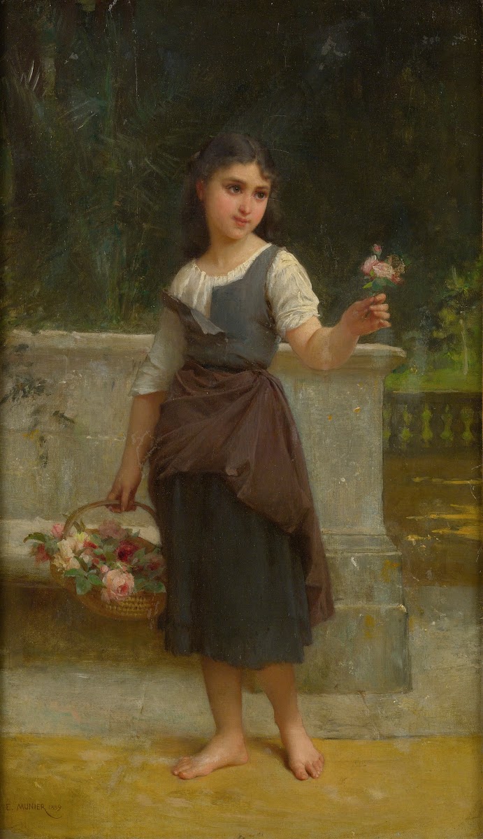 The Flower Girl 1889