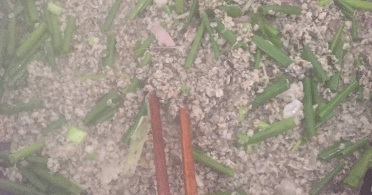 Hến xào hành lá thanh mát ngày hè