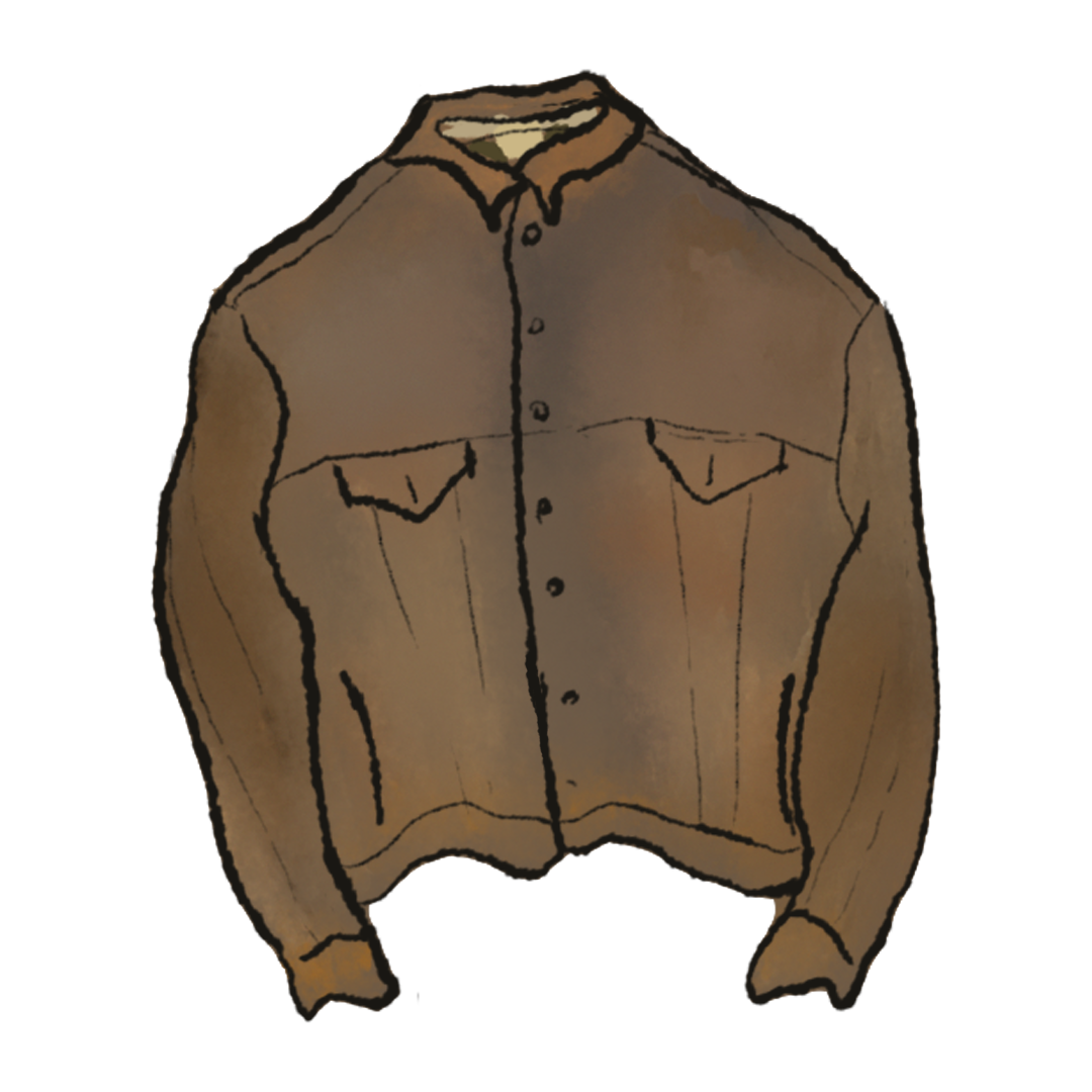 Yeezy Levi's Long Horn Trucker Leather Jacket product image
