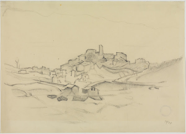 Ansicht von Olevano Olevano I 1924