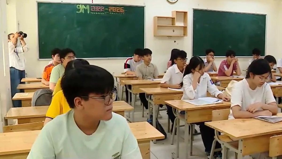 99,5% thí sinh Hà Nội đến làm thủ tục dự thi lớp 10 - Đài Phát thanh và truyền hình Hà Nội