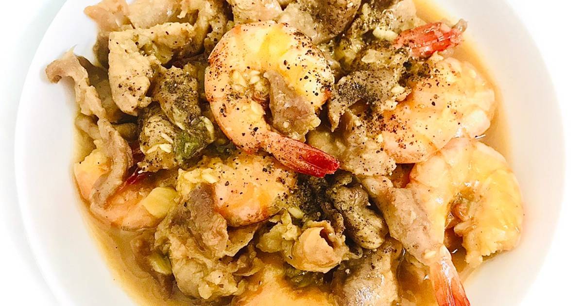 Tôm thịt kho nước dừa