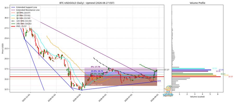 BTC vs Gold 비교