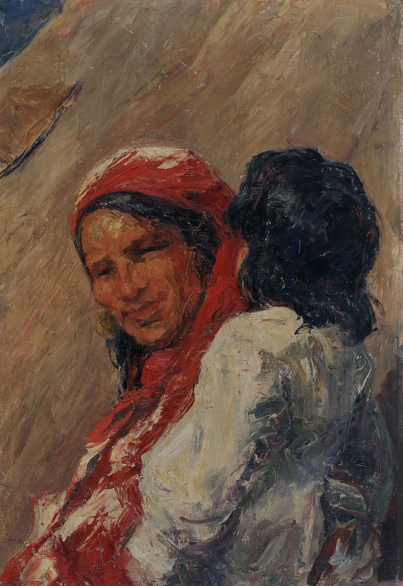 Gypsy Woman with Child 1915