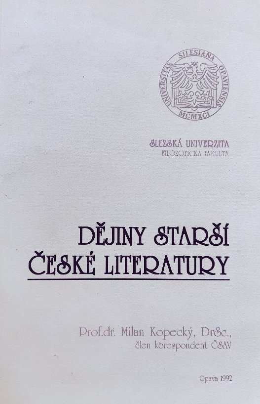 Dějiny starší české literatury