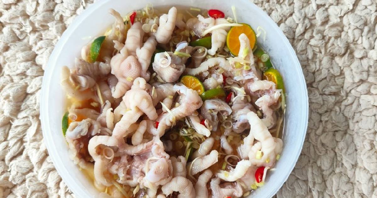 Chân gà rút xương xả tắc