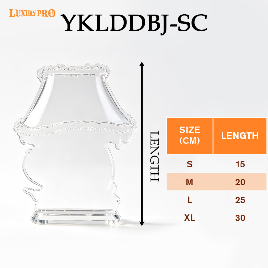 Double - layer acrylic Ornament with Light