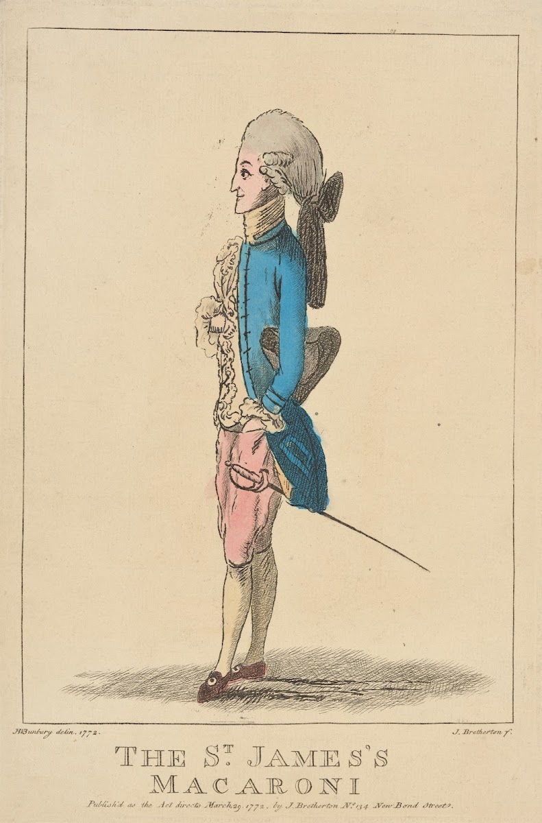 The St Jamess Macaroni 1772