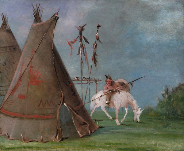 Comanche Lodge of Buffalo Skins 1834 1835