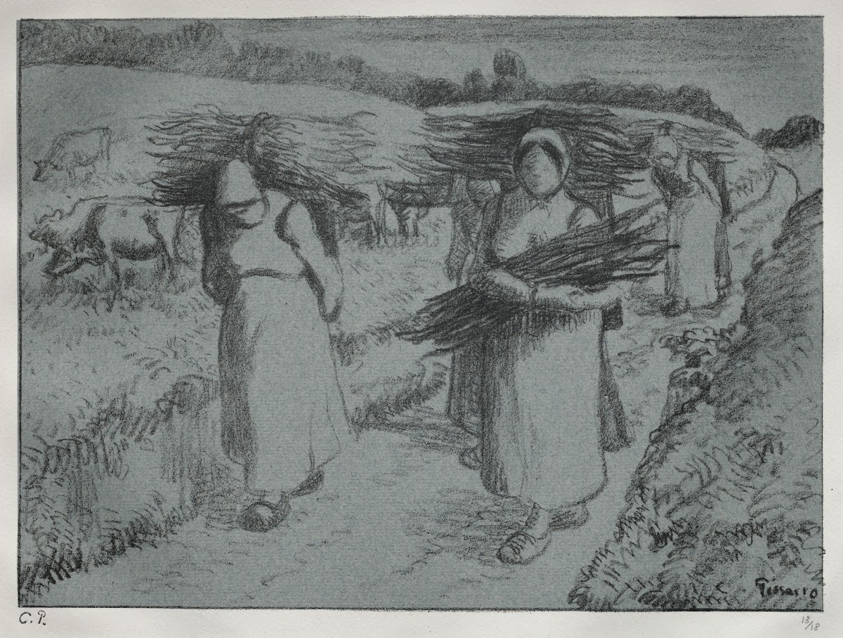 Peasants Carrying Fagots c 1896