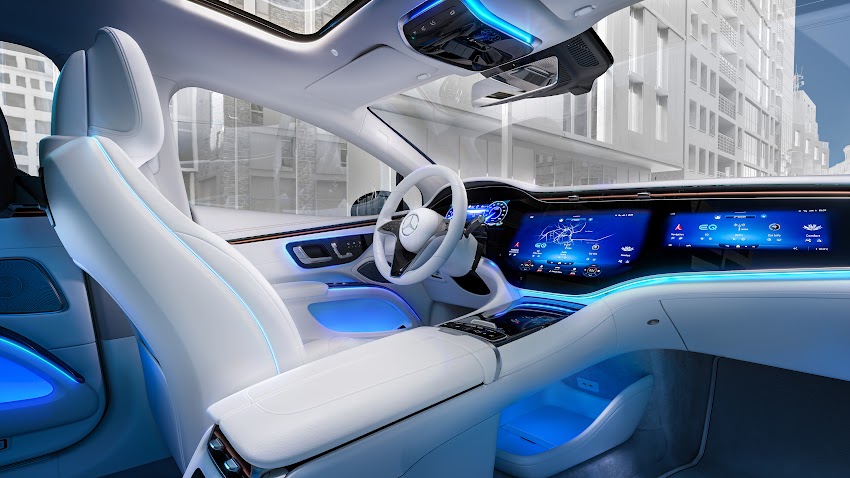 Mercedes interior | Mercedes-Benz EQS