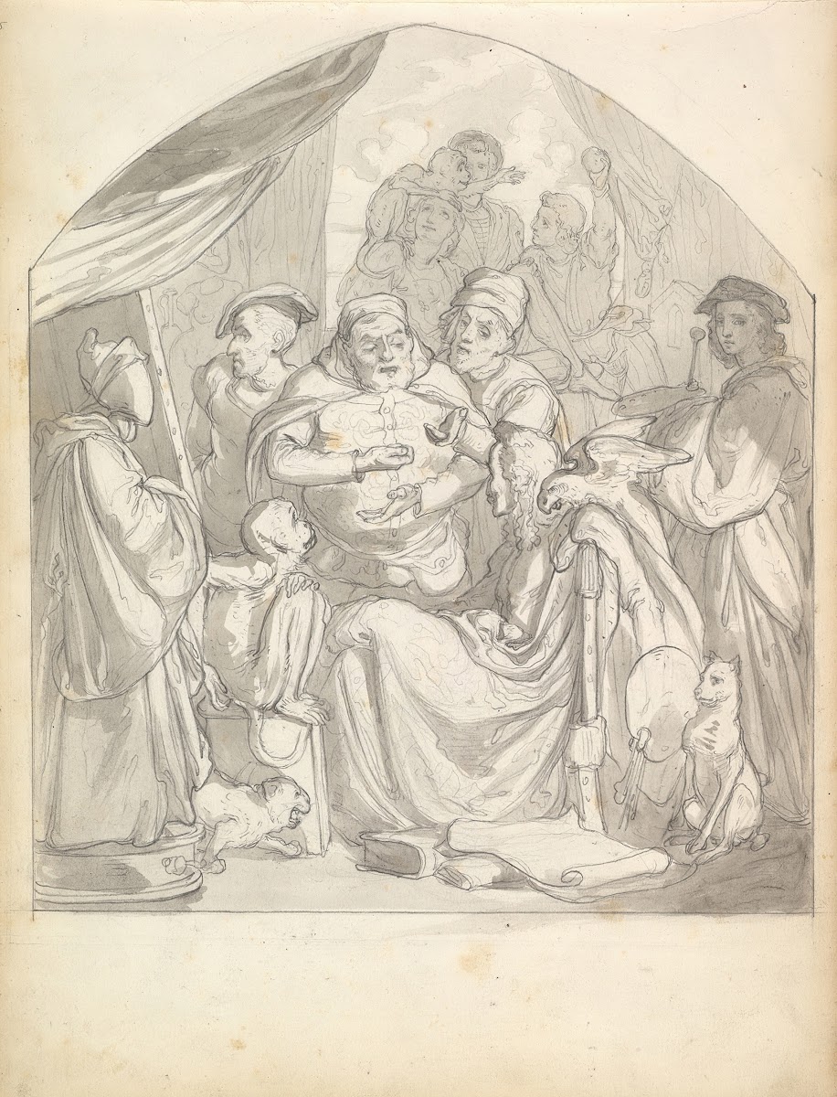 Scene in an Artists Studio ca 1849