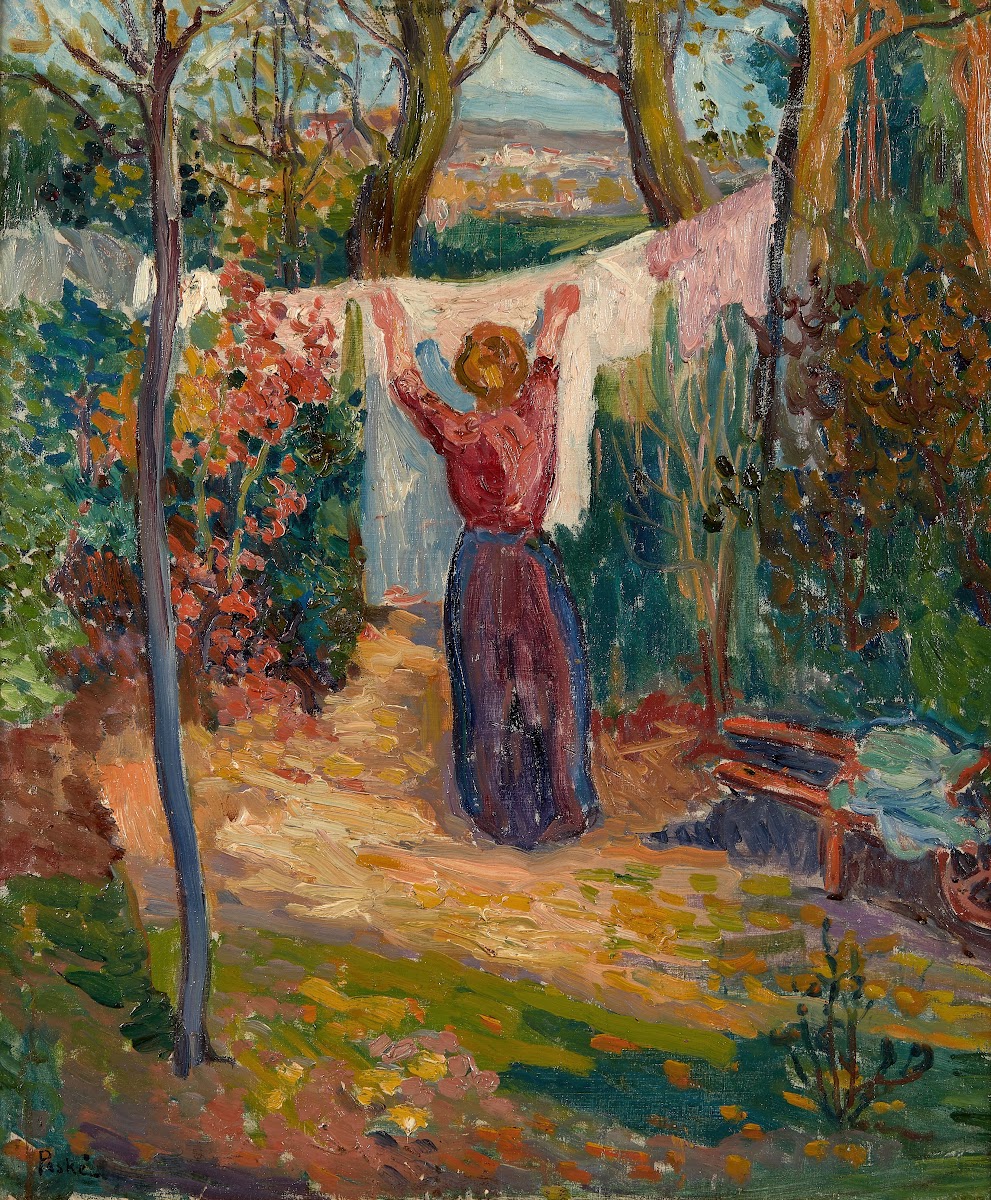 Au jardin la lessive