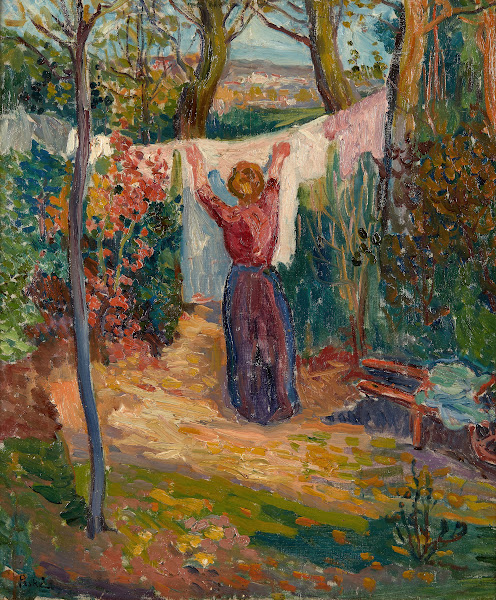 Au jardin la lessive