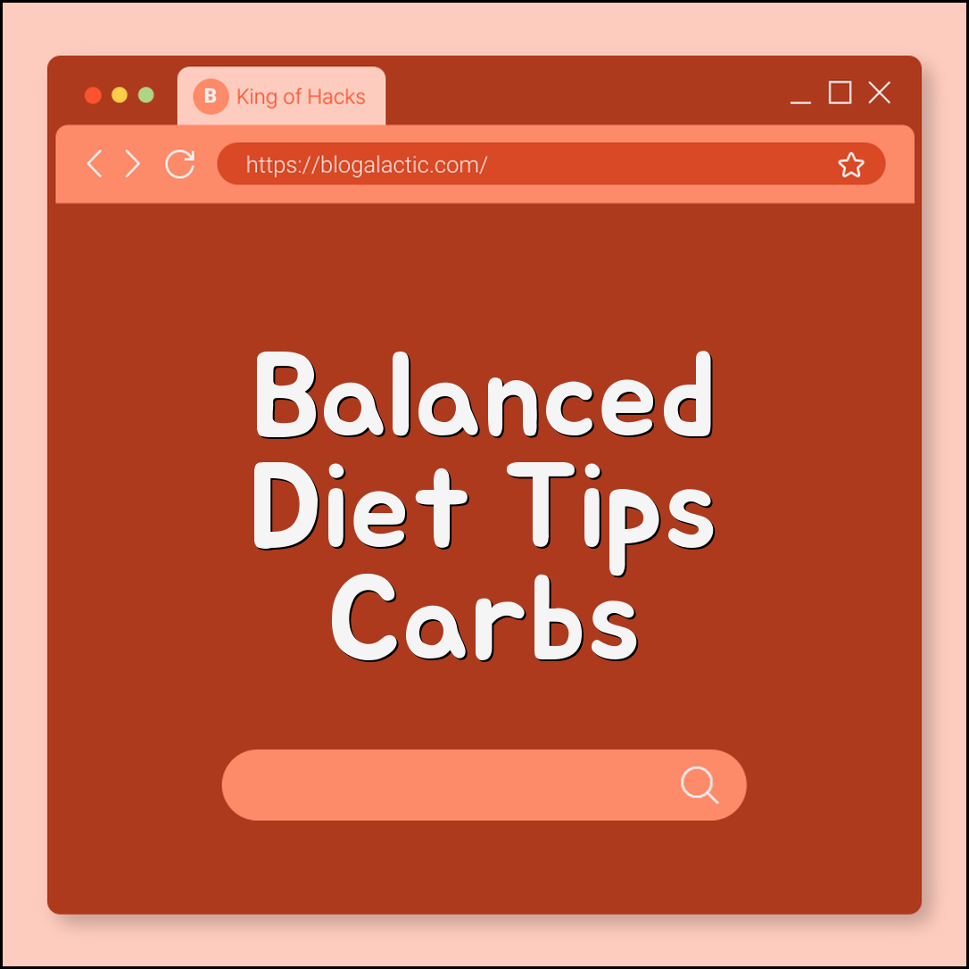 Balanced diet explained (carbs, proteins, fats)