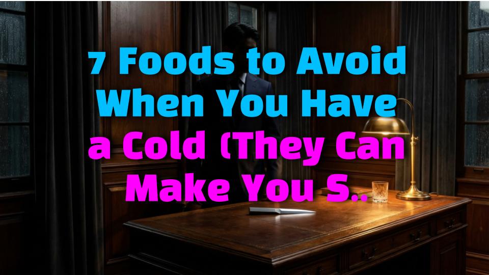 7 Foods to Avoid When You Have a Cold (They Can Make You Sicker!)