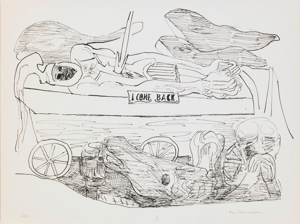 Dream of War plate 10 from the portfolio Day and Dream 1946