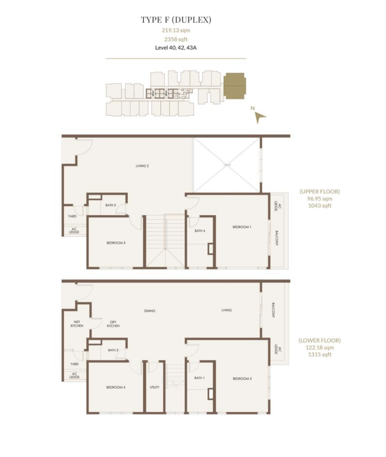 Aethera Residences — 戶型圖