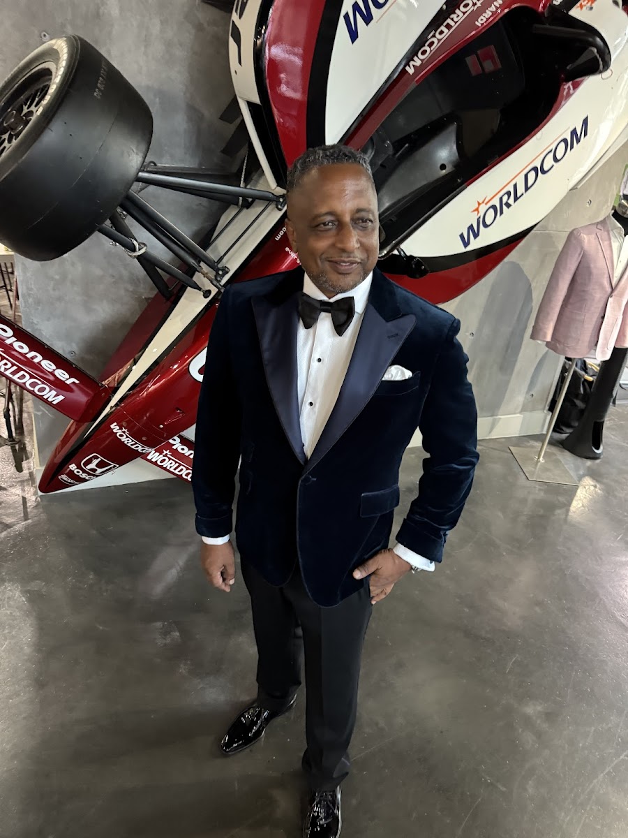 Bespoke black tie formalwear and custom tuxedo detail crafted by Bespoke By CB in Miami