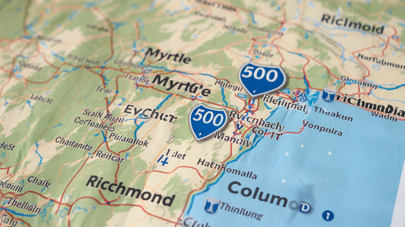 Distance and Travel Tips from Woodbridge VA to Myrtle Beach