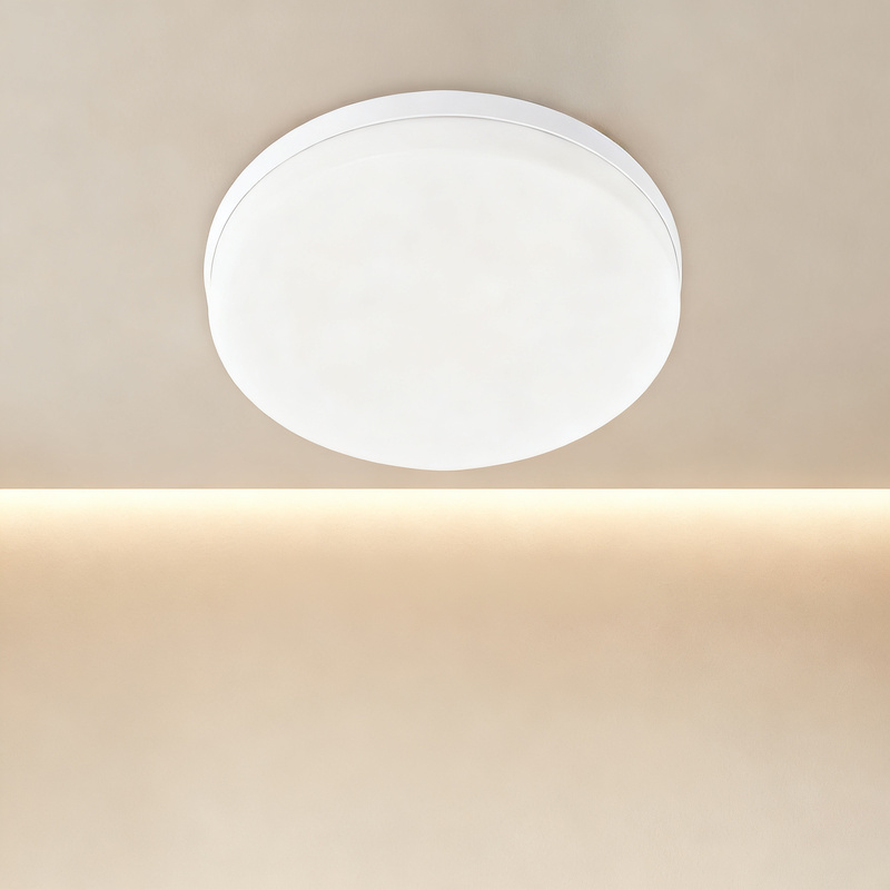 LED-Deckenleuchte rund, modern, für Nassräume