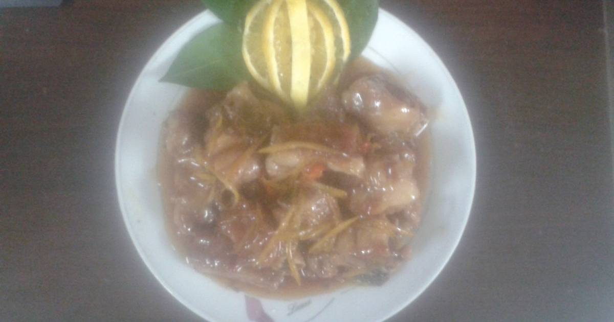 Sườn sốt cam