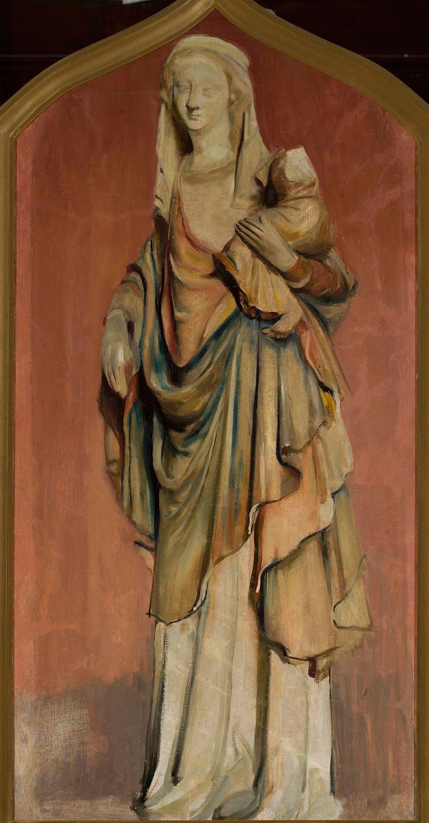 Statue of Gothic Madonna 1912