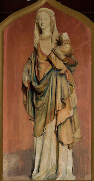 Statue of Gothic Madonna 1912