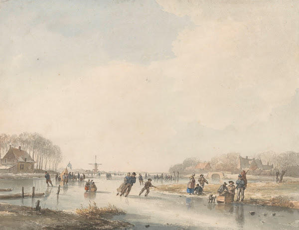 Landschap Met Schaatsenrijders 1797   1870