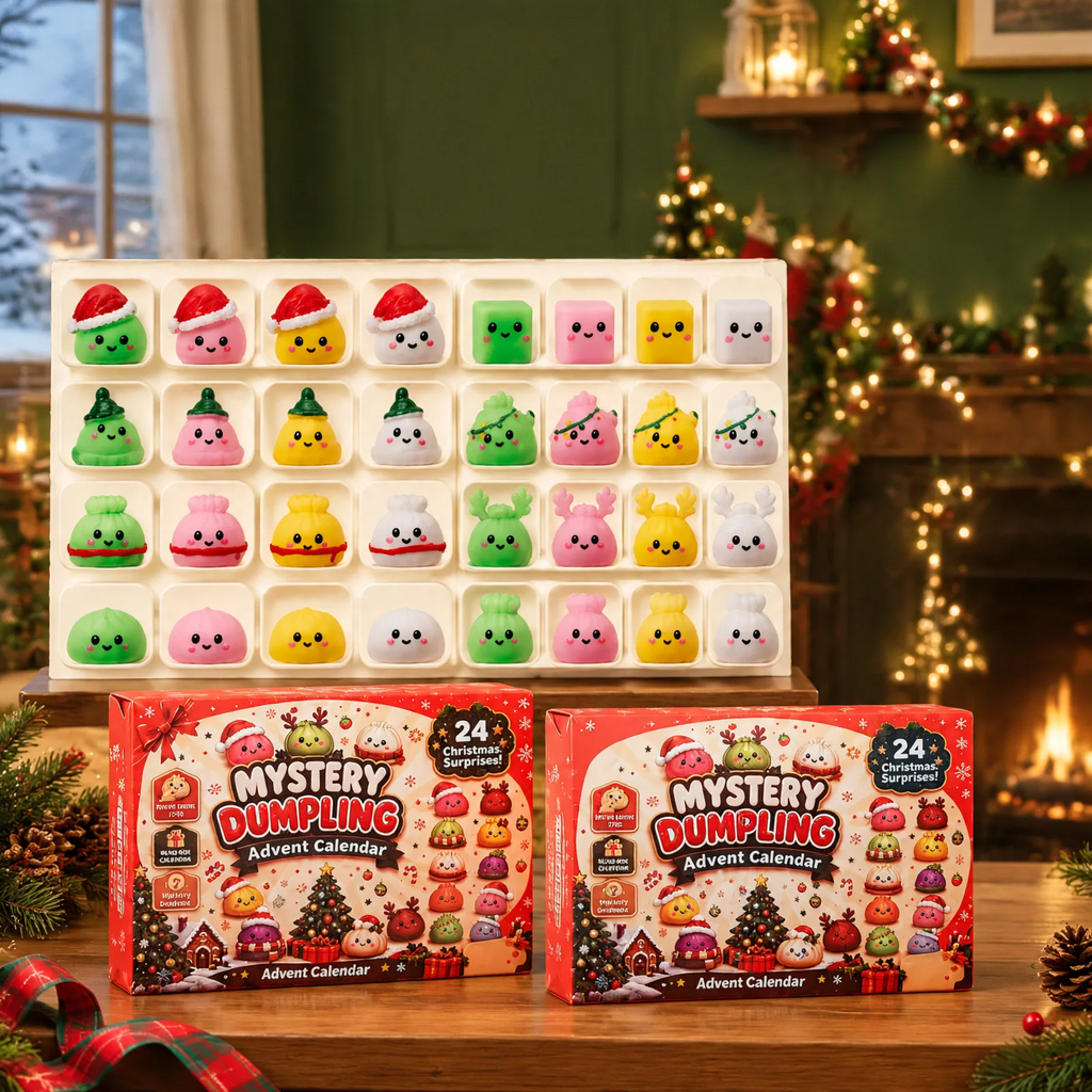 Weihnachts-Überraschungsset mit Quetschfiguren