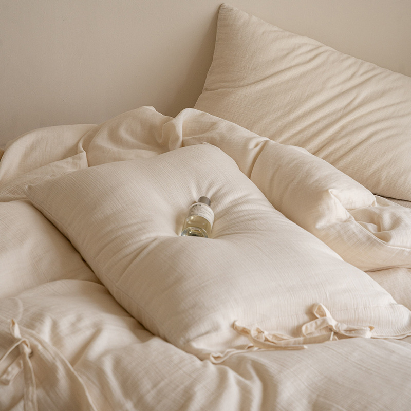 Japanese Cotton Bedding Set, 4-Piece