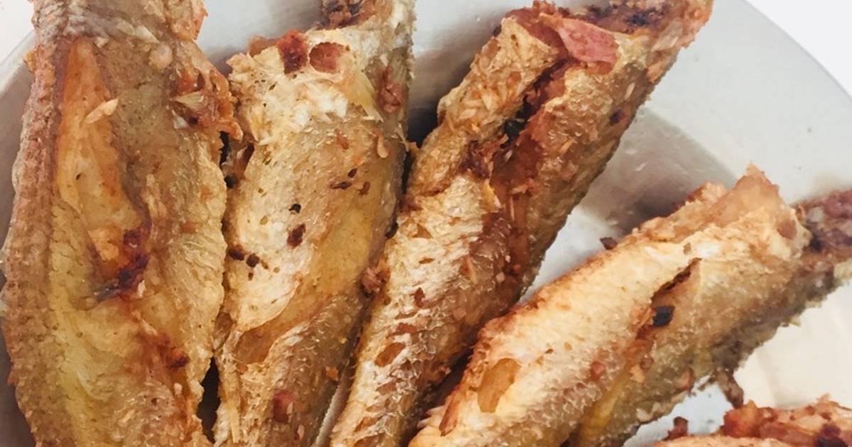 Cá đù chiên tỏi 🐟🐟