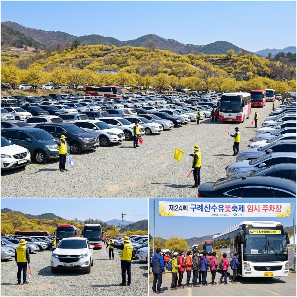 주차 걱정 끝! 구례 산수유 축제 가는 법 & 주차 명당 꿀팁