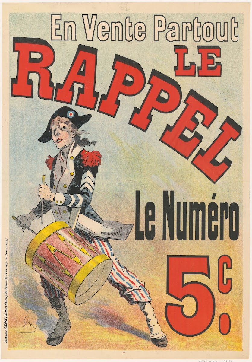 Le Rappel le numéro 5c En vente partout 1900