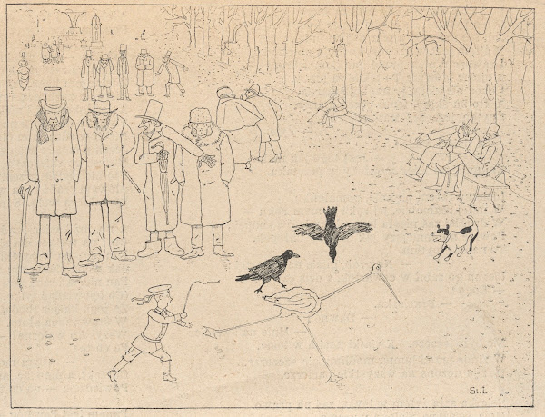 In the Main Avenue of the Saxon Garden in Warsaw 1880 1900