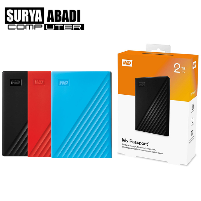 HDD EXT WDC PASPORT 2 TB