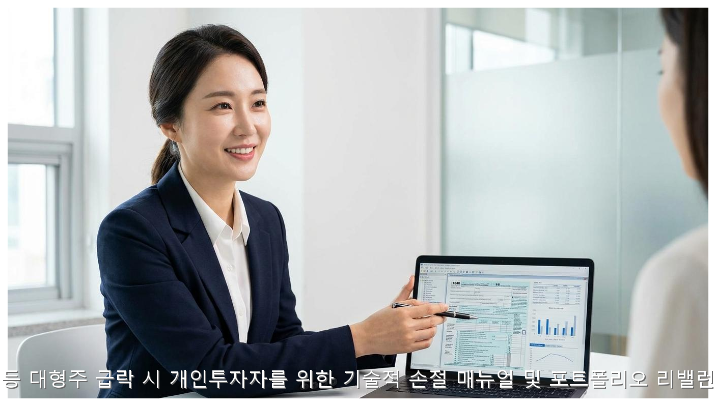 삼성전자 등 대형주 급락 시 개인투자자를 위한 기술적 손절 매뉴얼 및 포트폴리오 리밸런싱 가이드 핵심 안내 및 분석 인포그래픽 (8)