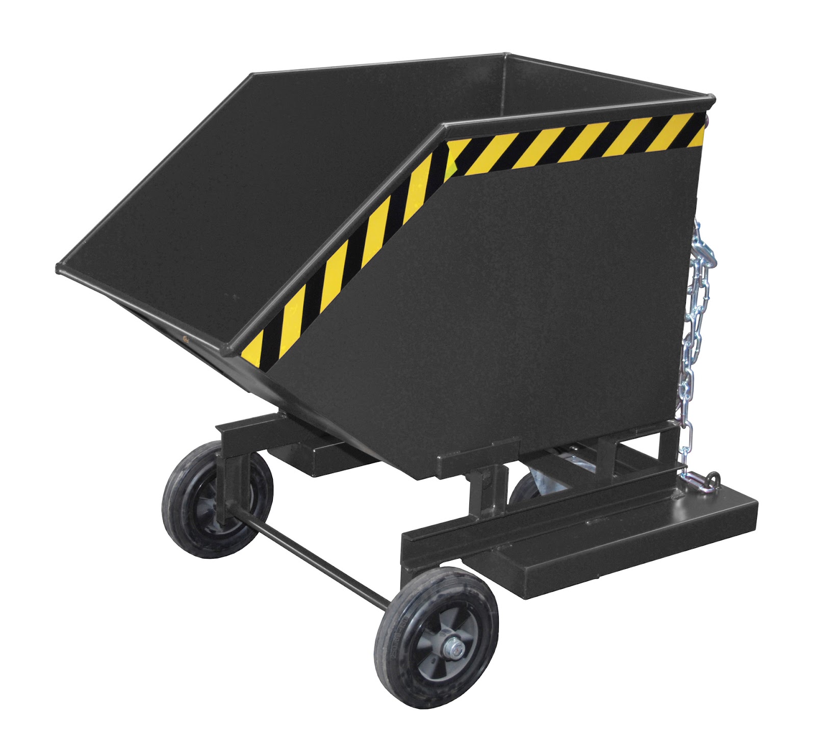 Spaander-containerwagen SKW-ET 250, gelakt, Zwartgrijs