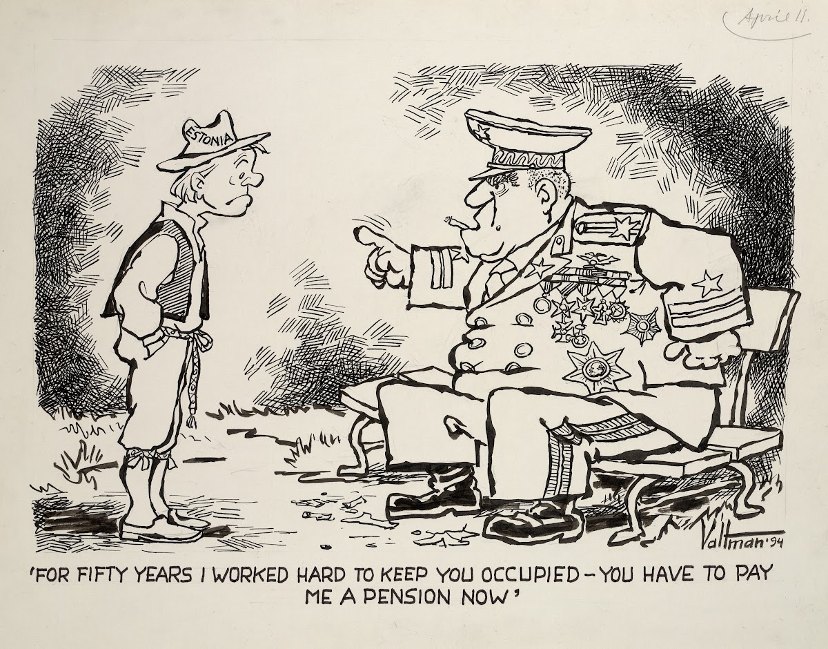 For fifty years I worked hard to keep you occupied  You have to pay me a pension