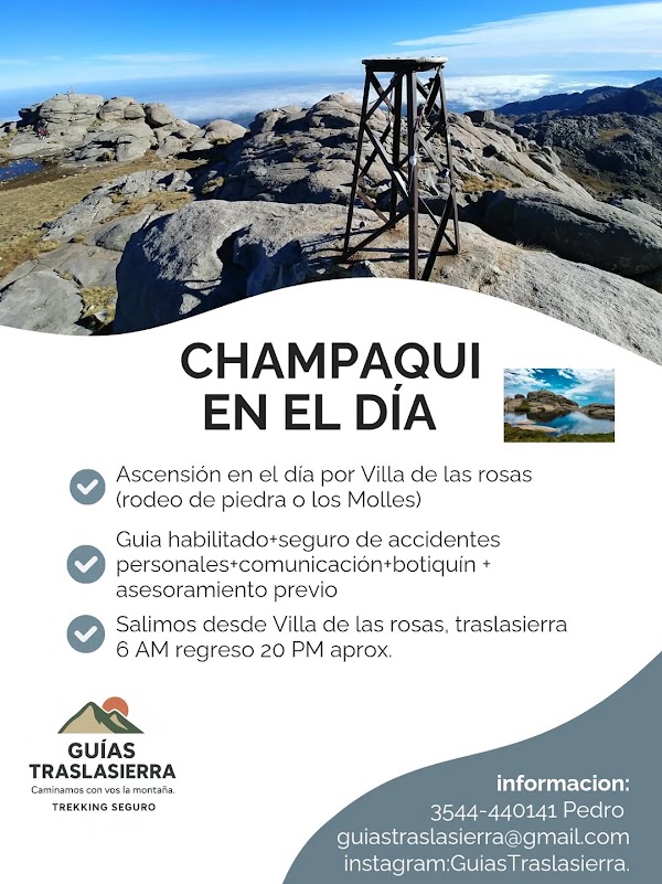 Ascensión al Champaquí en el día