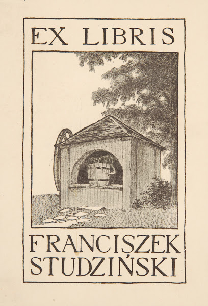 Ekslibris Franciszka Studzińskiego 1895 1967 1912