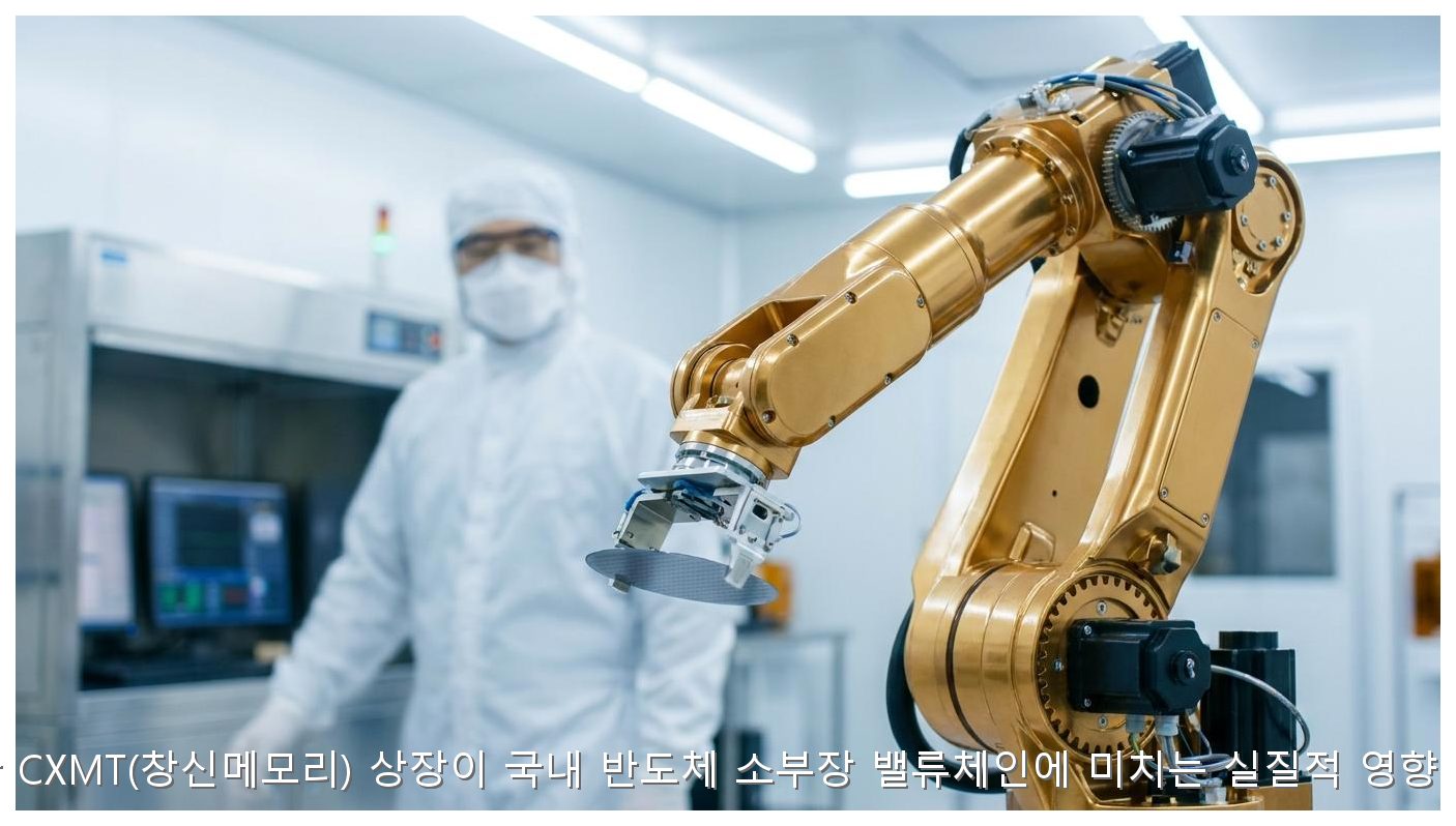 중국 CXMT(창신메모리) 상장이 국내 반도체 소부장 밸류체인에 미치는 실질적 영향 분석 핵심 안내 및 분석 인포그래픽 (3)