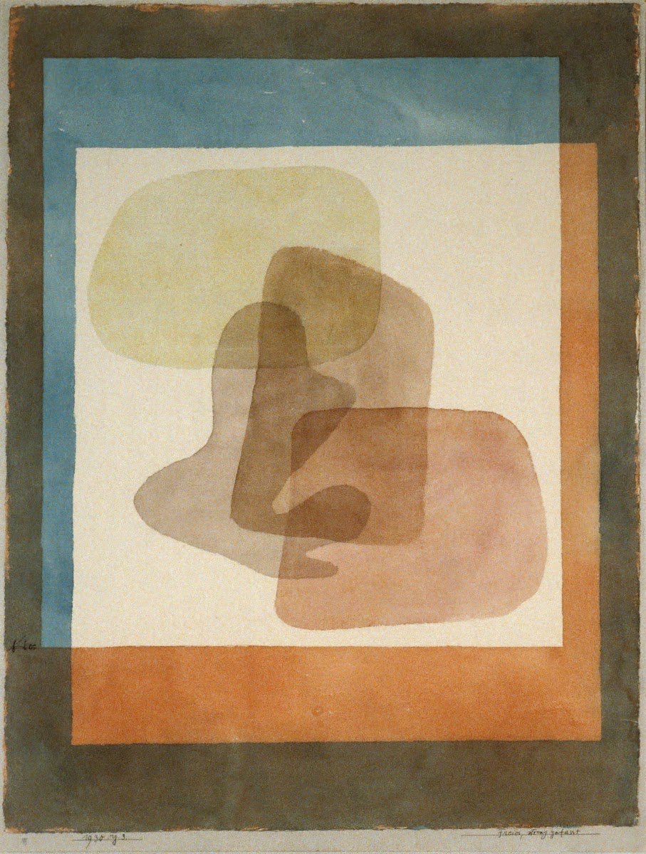 Freies streng gefasst Free forms rigidly mounted 1930