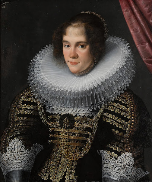 Portrait Of A Lady Aged 26 1637