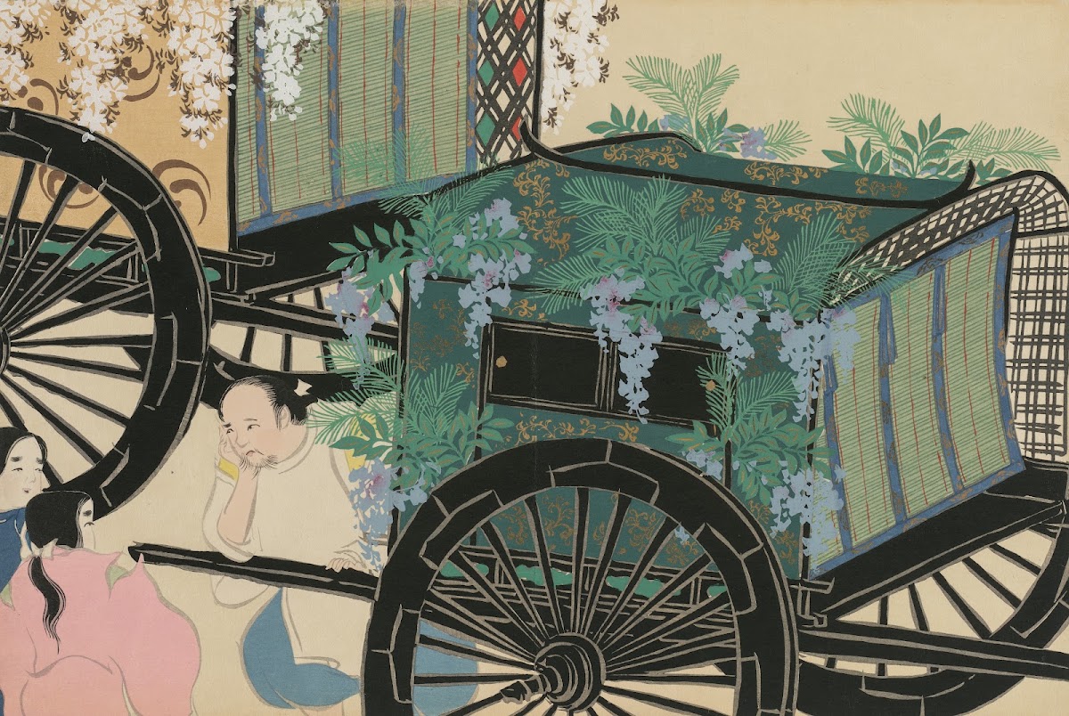 Flower draped Carts Hanasashiguruma 1909 1910