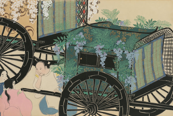 Flower draped Carts Hanasashiguruma 1909 1910