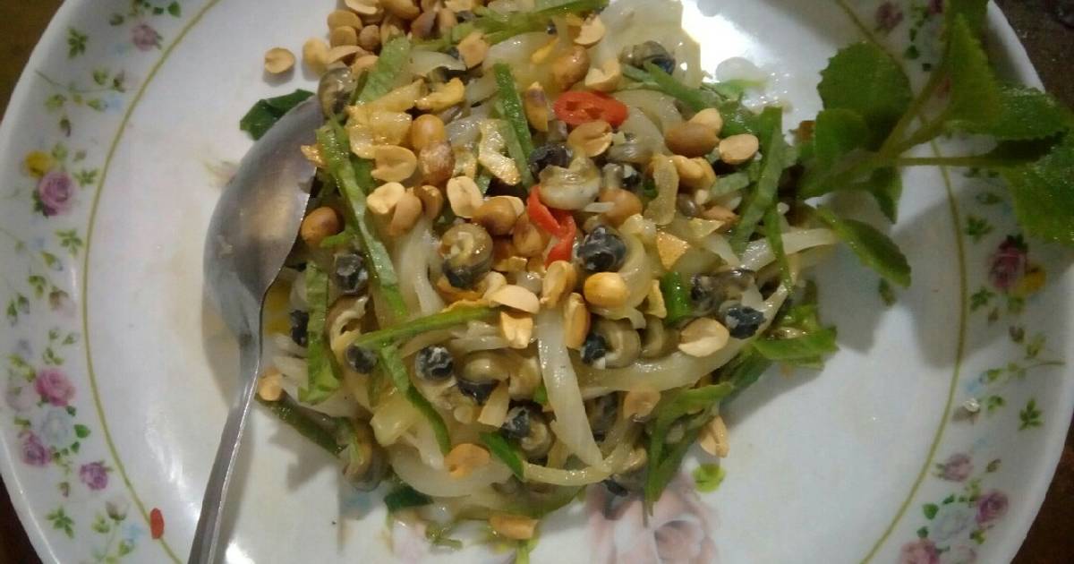 Ốc đắng xào