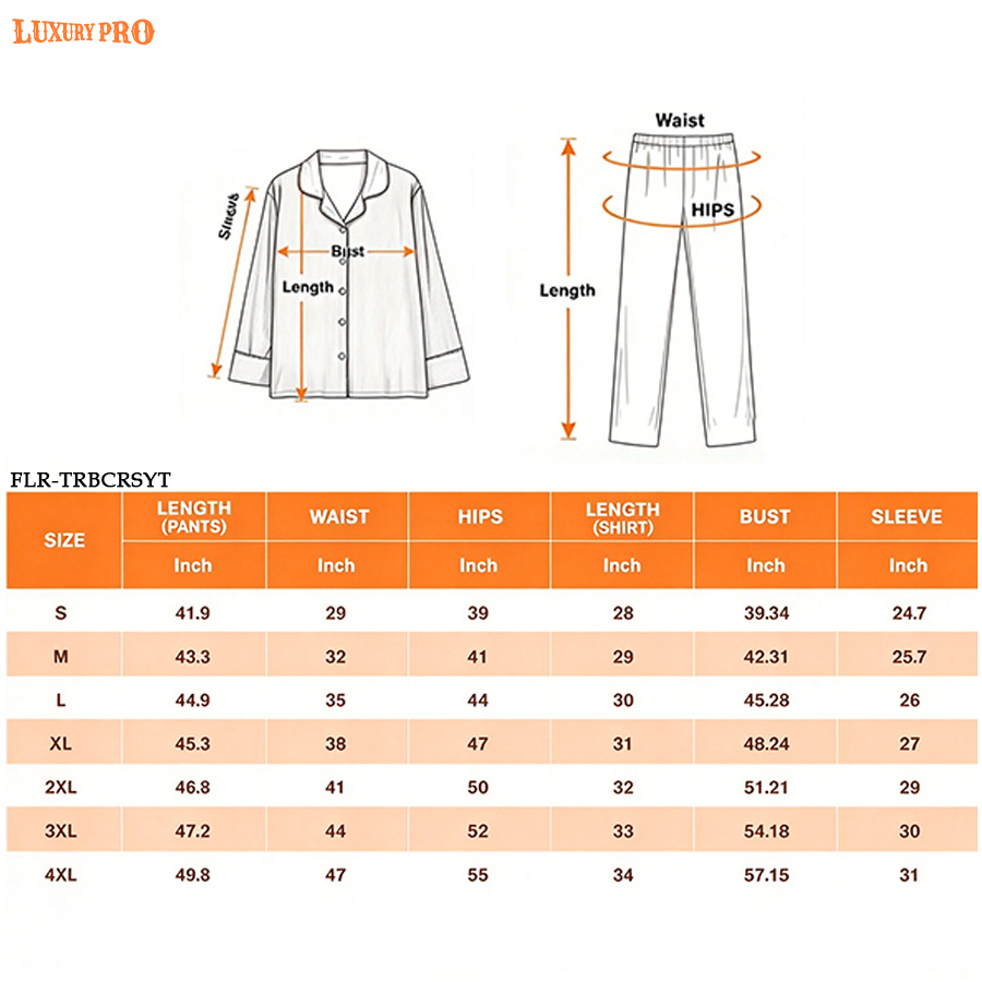 AOP Flannel - TRB Adult Pajama Set