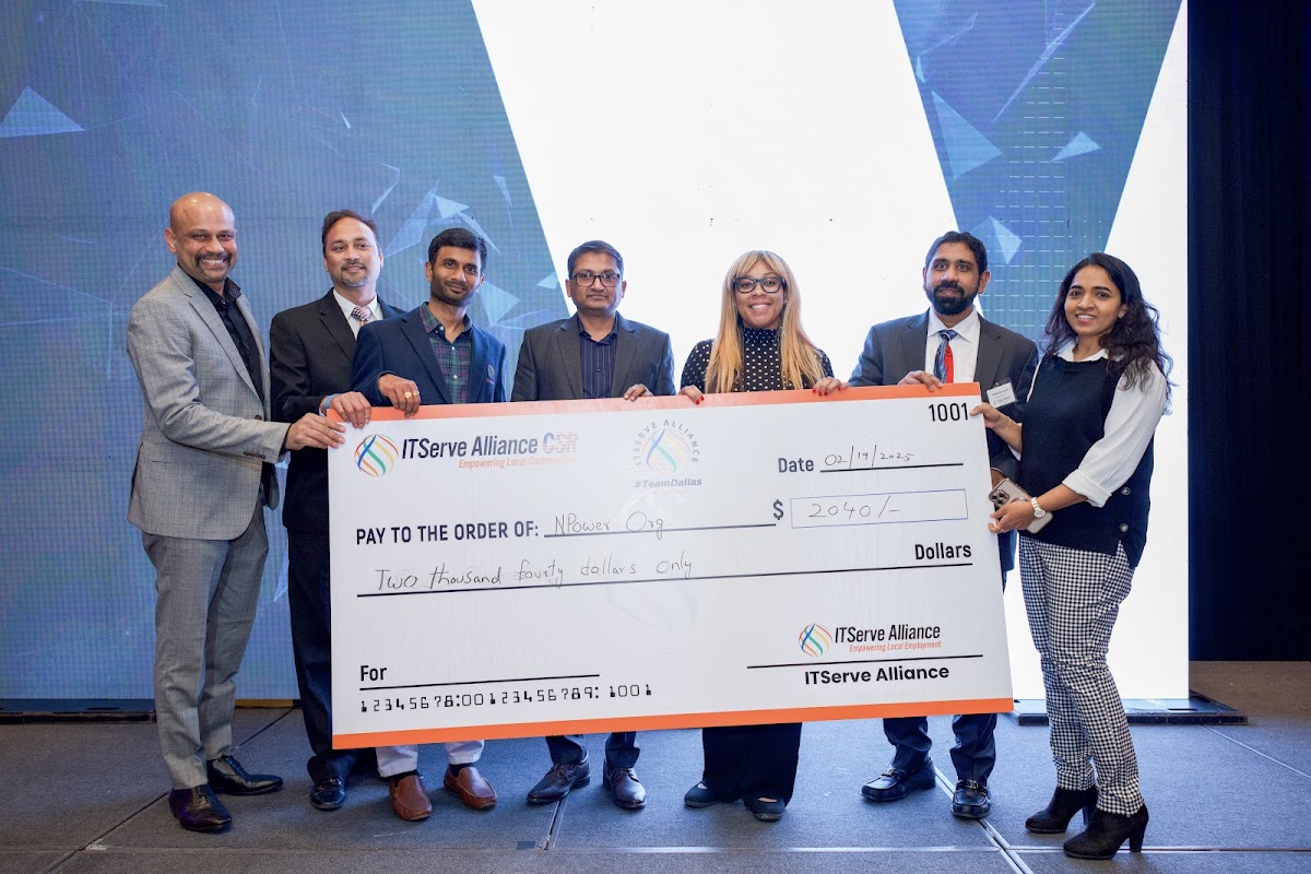 ITServe Alliance Dallas Chapter Drives Community Impact through CSR Donation to NPower